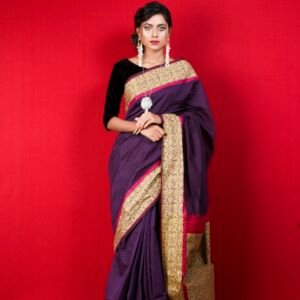 ladies katan saree